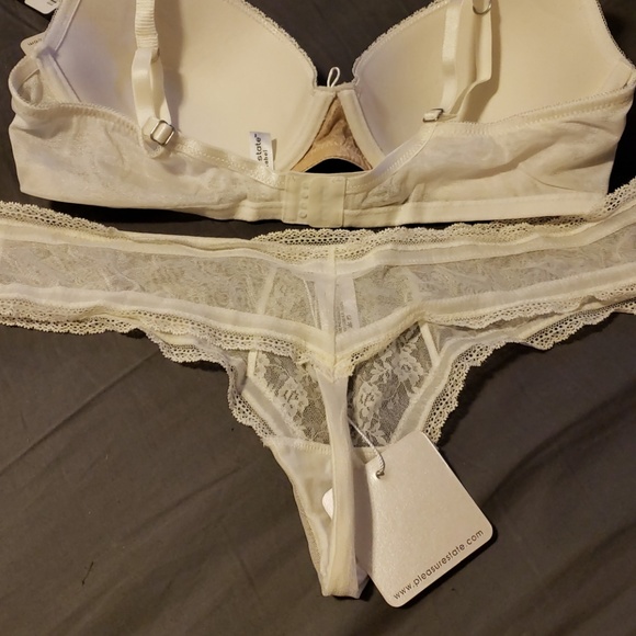 NWT Pleasure State White Label Bridal Set - Picture 4 of 7